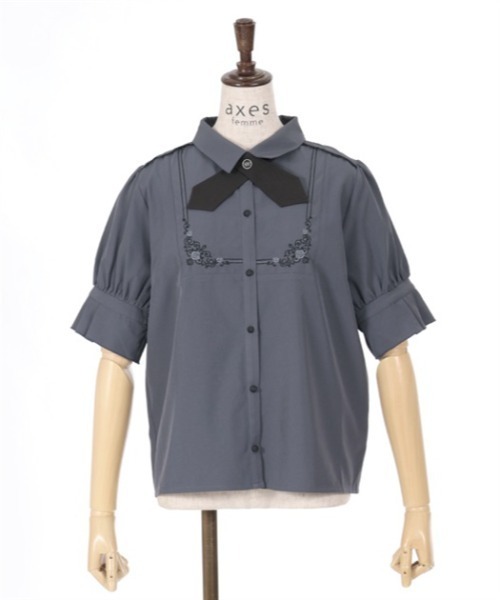 axes femme トップス ブラウス 6着 レディース まとめ売り axes femme ブラウス シャツ クロスタイ付き刺繍ブラウス