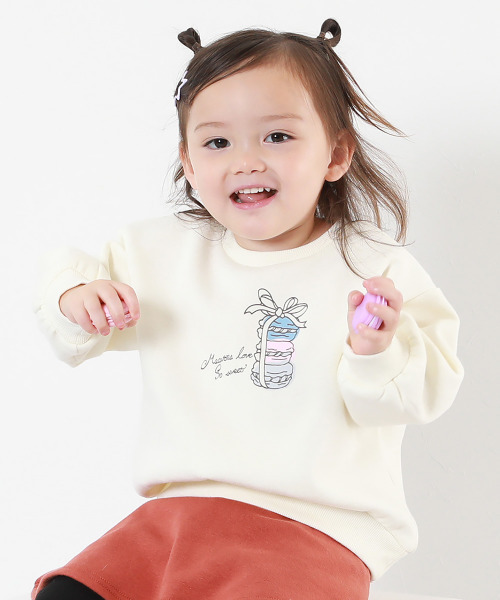 devirock（デビロック） トレーナー デビラボ ガールズ プリント