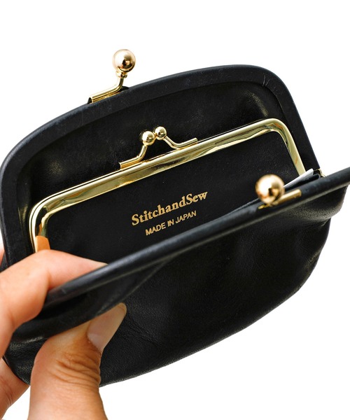 StitchandSew（ステッチアンドソー） 財布 ウォレット レザー がま口
