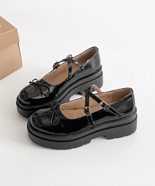 Shoes in Closet（シュークロ） フォーマルシューズ 軽量厚底 ダブル