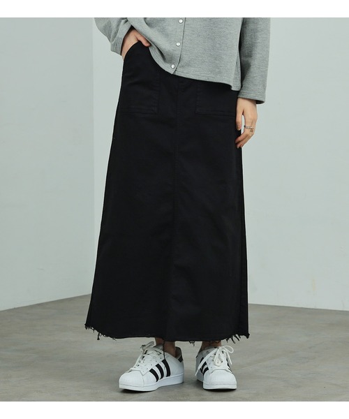 【美品】SOMETHING ロングスカート SOMETHING スカート ベイカーロングスカート : ZOZOTOWN Yahoo