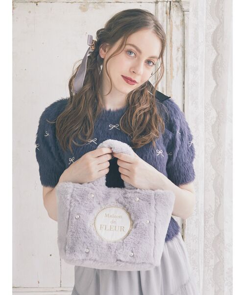 Maison de FLEUR（メゾンドフルール） トートバッグ EC限定 ファー2Way