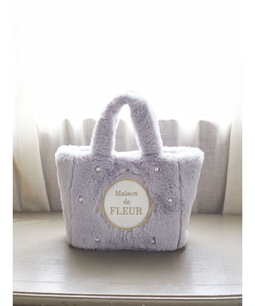 Maison de FLEUR（メゾンドフルール） トートバッグ EC限定 ファー2Way