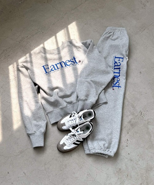 ANME スウェットパンツ ジャージ Earnestエンブロイダリー裏毛
