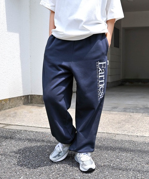 ANME スウェットパンツ ジャージ Earnestエンブロイダリー裏毛