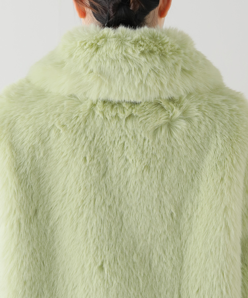 未使用タグ付き✨ JAKKE/ジャッキー TRACI COAT フェイクファー jakke（ジャッキー） ジャケット コート レディース ファー エコファー