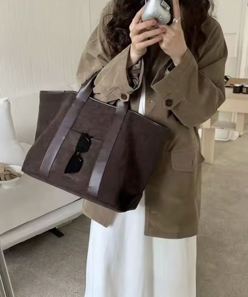 トートバッグ 「 ammy. / エイミードット 」 スエード ビッグ