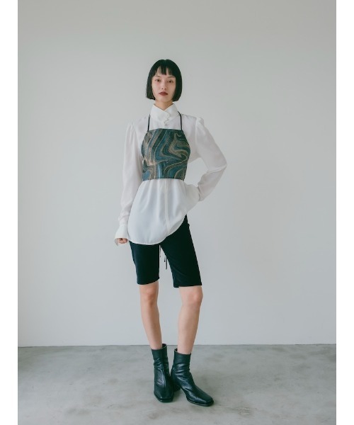 新品未使用✨45R 現行 R刺繍 コーデュロイ 馬革 100% パンツ カーキ 45Rpick up: ｜45R