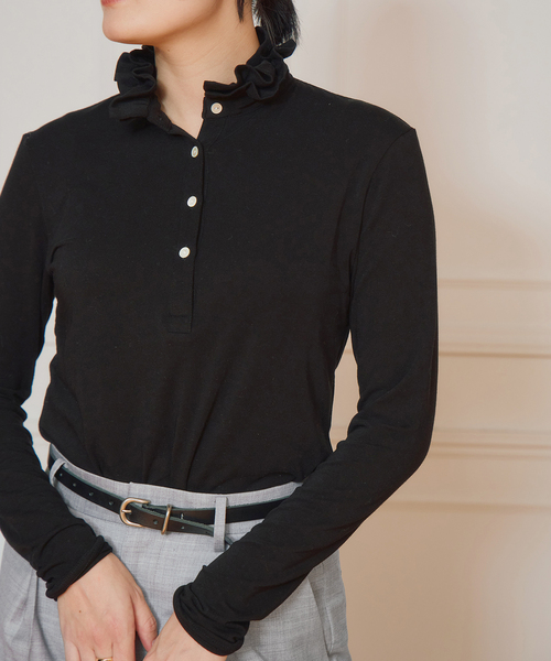 IENA LA BOUCLE BIG ロゴTシャツ【ブラック】未開封 BACロゴレタリングビッグTシャツ ／ BAG logo lettering big Tee