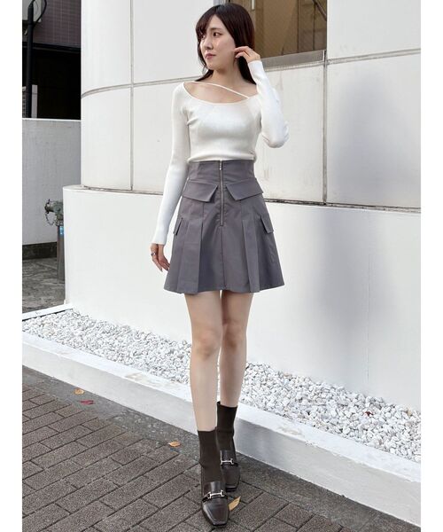 MERCURYDUO（マーキュリーデュオ） ニット セーター アシメナロー