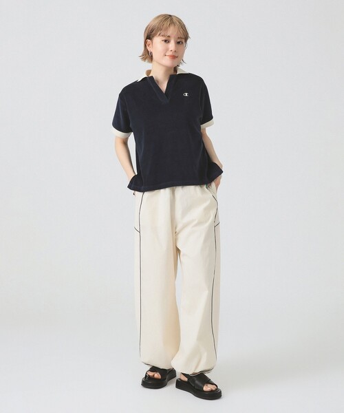 未使用品　Champion × Ray BEAMS / 別注 ポロシャツ Ray BEAMS ポロシャツ ポロ 「別注」Champion / レディース