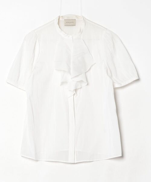 「UNITED ARROWS」 半袖ブラウス - ホワイト レディース