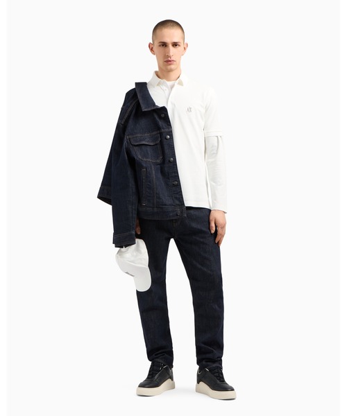 tシャツ 「A|X アルマーニ エクスチェンジ」ICON 長袖クルーネックTシャツ/SLIM メンズ レディースの画像