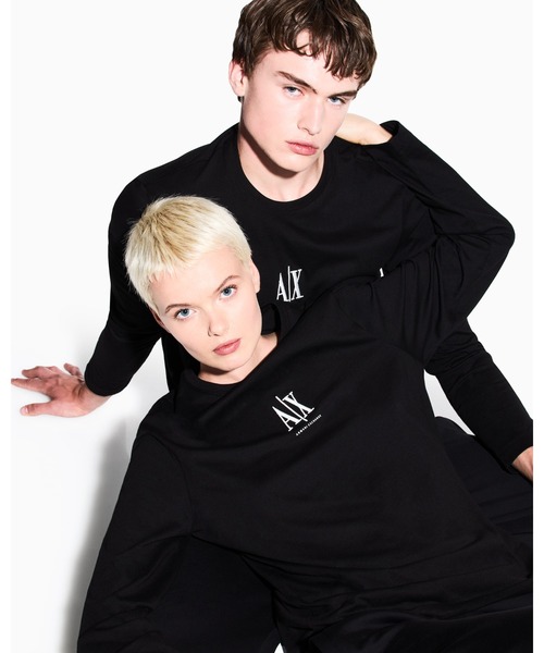 国内発送【アルマーニエクスチェンジ】ICON 長袖 ロングTシャツ ARMANI EXCHANGE アルマーニ エクスチェンジ Tシャツ 長袖 ロンT