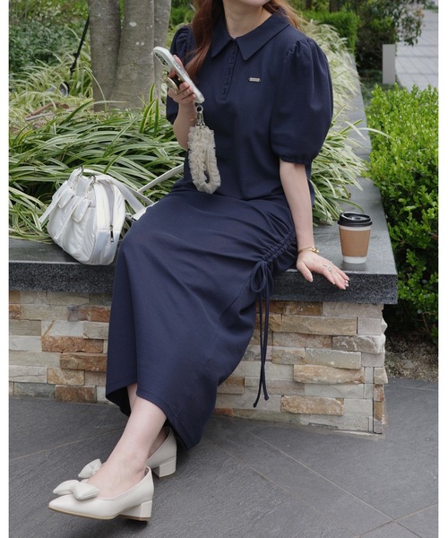 ジュメロ　drost polo one-pieceネイビー (新品未使用品) drost polo one-piece | ALL | JUMELLE