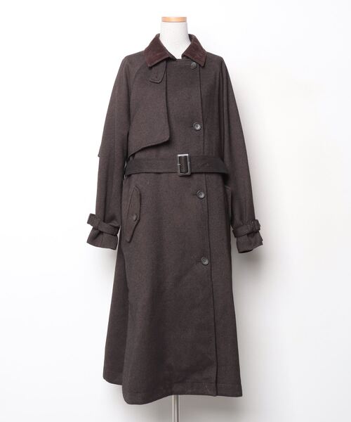 FREAK'S STORE（フリークスストア） ステンカラーコート FREE ブラウン