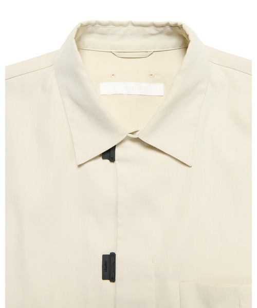 SOPHNET. ソフネット トップス M アイボリー メンズ SOPHNET.（ソフネット） シャツ TECHNICAL HOOK SHIRT メンズ