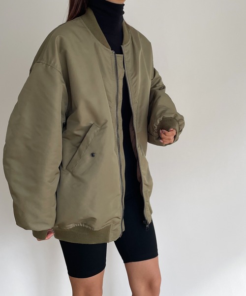 CANAL JEAN（キャナルジーン） 「red chop works」ブルゾン 38 カーキ