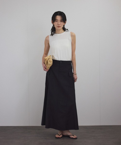 サロペとスカート 専用 XWFSK02H2 BLACK LABEL シグネチャーライフ エッセンシャル花柄