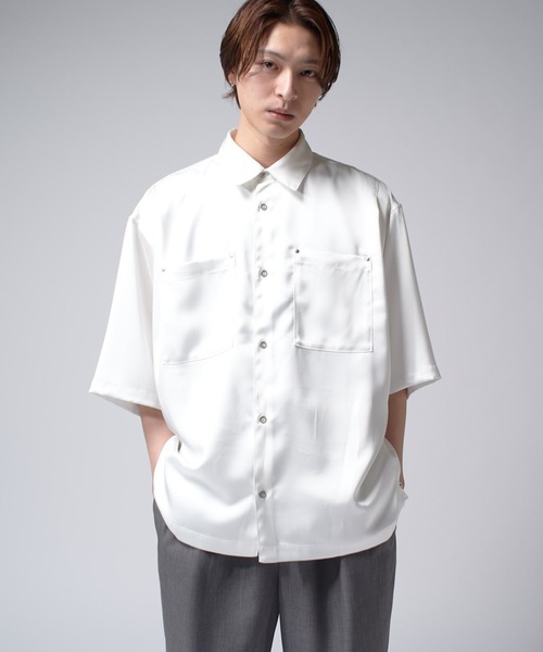 Lui's シャツ 「Neucon/ニューコン」リベットデザインダブル