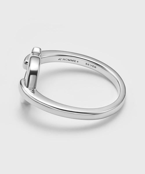 4℃ HOMME+（ヨンドシーオムプラス） 指輪 リング シルバー 馬蹄 リング