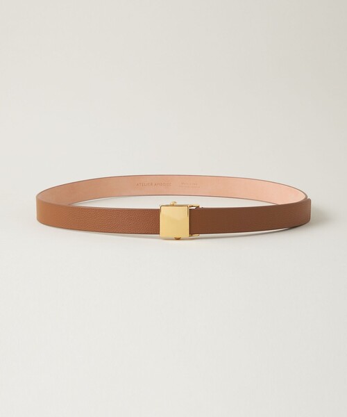 【CONTE】＜ATELIER AMBOISE ＞　バックル ベルト AMBOISE ベルト 「別注」「ATELIER for conte」WILLER ゴールド
