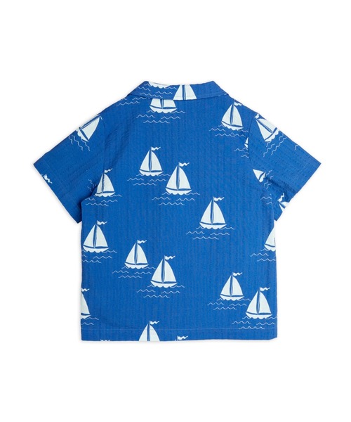 Mini Rodini ブラウス シャツ mini rodini / ヨット柄開襟シャツ