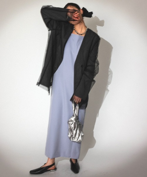 DONOBAN ジャケット ノーカラージャケット 「ANDRESD」stripe