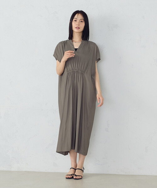 COMME CA ISM（コムサイズム） ワンピース ゆるっとろみ ワンピース