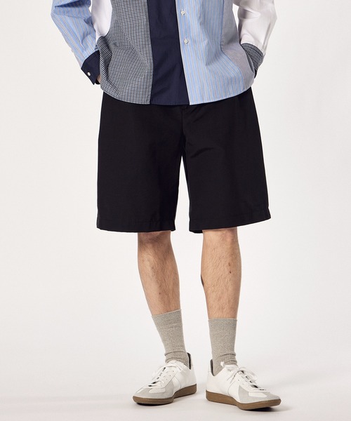 LANVIN ランバンオンブルー　ショートパンツ ウールポリエステルショートパンツ|LANVIN en Bleu | LANVIN en