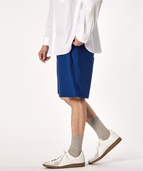 LANVIN en Bleu パンツ 「LANVIN ESSENTIAL」MONSIGNY / 2タック