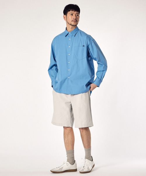 LANVIN en Bleu パンツ 「LANVIN ESSENTIAL」MONSIGNY / 2タック