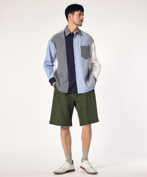 LANVIN en Bleu パンツ 「LANVIN ESSENTIAL」MONSIGNY / 2タック