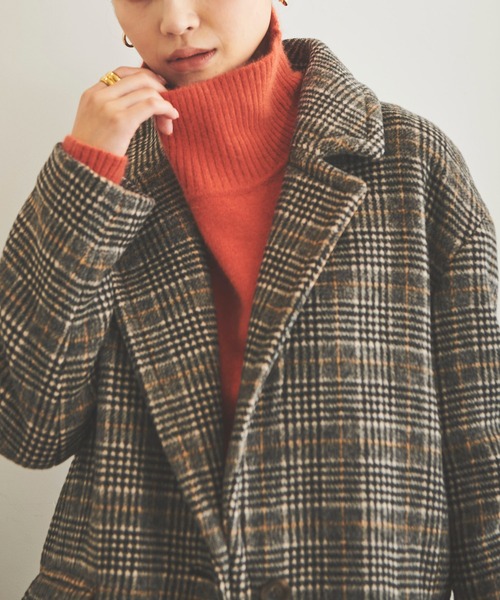 「FREE'S MART」 チェスターコート MEDIUM モカ レディース_画像6