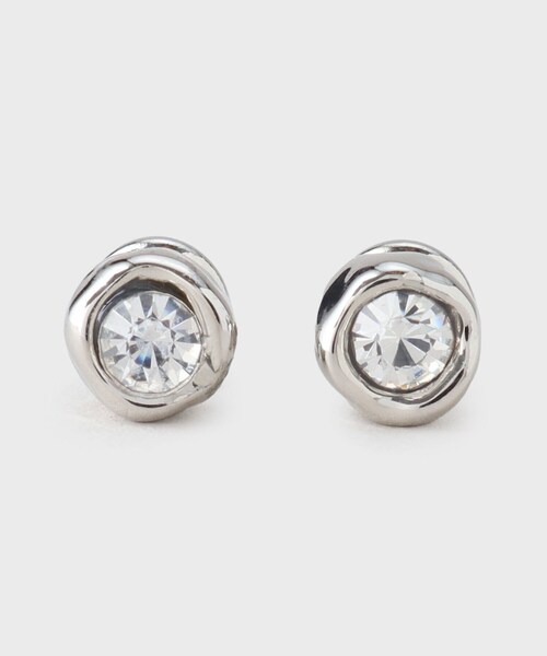 ピアス アンビエント ウェーブ クリスタルピアス メンズの画像