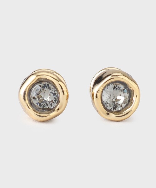 ピアス アンビエント ウェーブ クリスタルピアス メンズの画像
