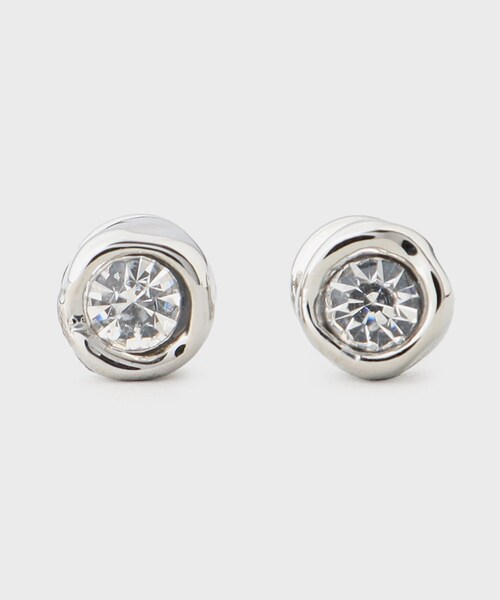 ピアス アンビエント ウェーブ クリスタルピアス メンズの画像