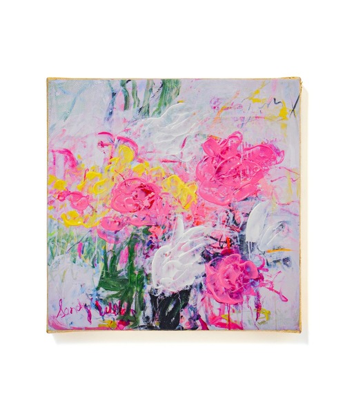 SANDY WELCH アートボード フローラ パープル Francfranc ポスター SANDY WELCH アートボード フローラ