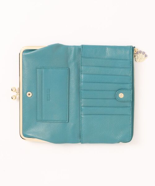 ANNA SUI 財布 ピーコック 二つ折り口金長財布 レディース