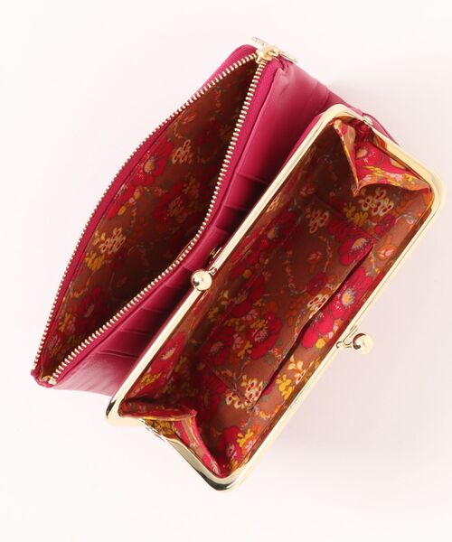 ANNA SUI 財布 ピーコック 二つ折り口金長財布 レディース