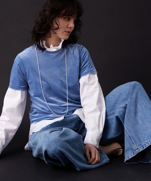 THE PAUSE tシャツ 「THE PAUSE」ベロアコンパクトTシャツ