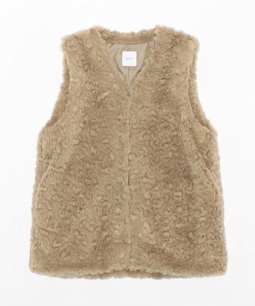 「A part by」 ベスト FREE ベージュ系その他3 レディース_画像2