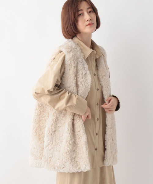 「A part by」 ベスト FREE ベージュ系その他3 レディース_画像5