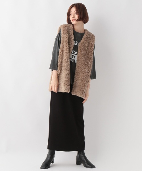 「A part by」 ベスト FREE ベージュ系その他3 レディース_画像7