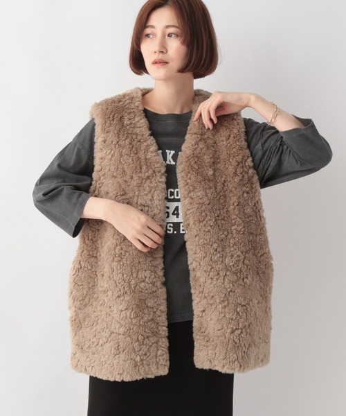 「A part by」 ベスト FREE ベージュ系その他3 レディース_画像9