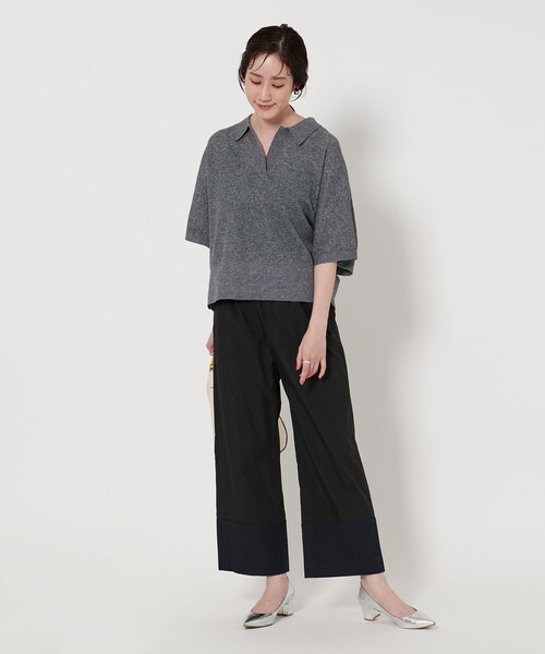 UNITED ARROWS サイドエンブロイダリー　パンツ BEAUTY&YOUTH UNITED ARROWS（ビューティーアンドユース
