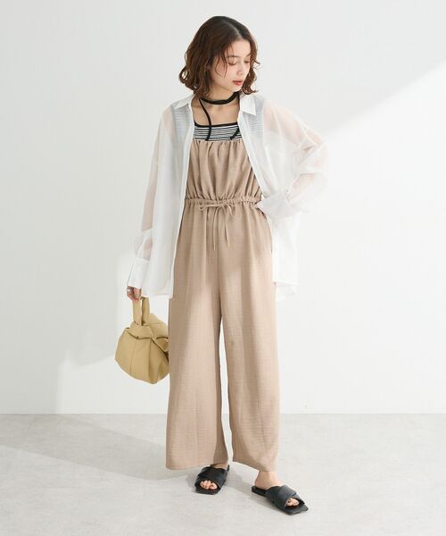 Green Parks（グリーンパークス） サロペット オーバーオール 胸元