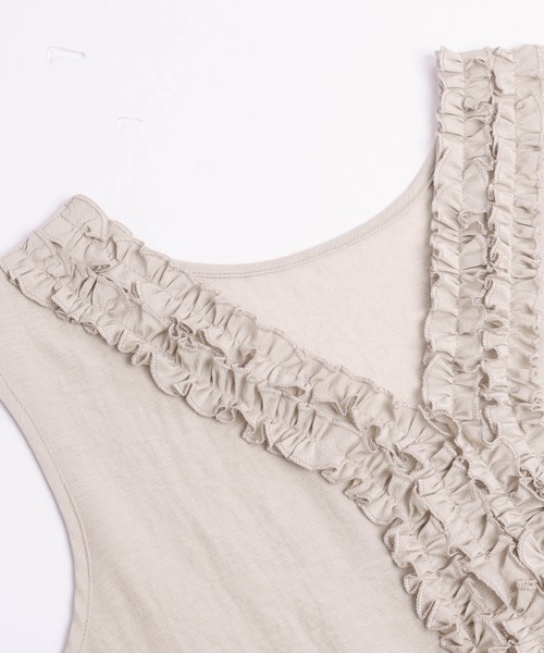 SUGAR BISKET（シュガービスケット） ベスト ジレ ギャザード フリル