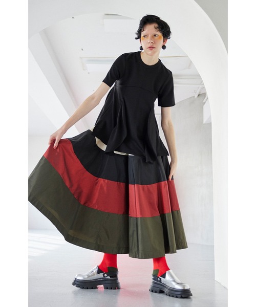 ommo スカート OMMO スカート LAYERED KNIT SK : ZOZOTOWN Yahoo!店 - 通販