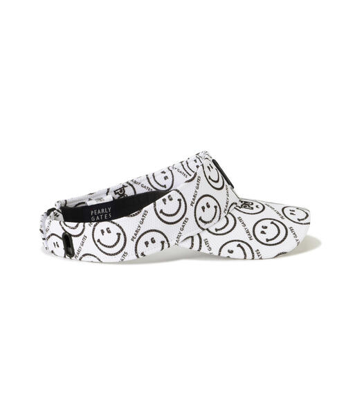 【PEARLY GATES】PG SMILE柄 サンバイザー (UNISEX) PEARLY GATES サンバイザー 「PEARLY GATES」バナナPG SMILE柄